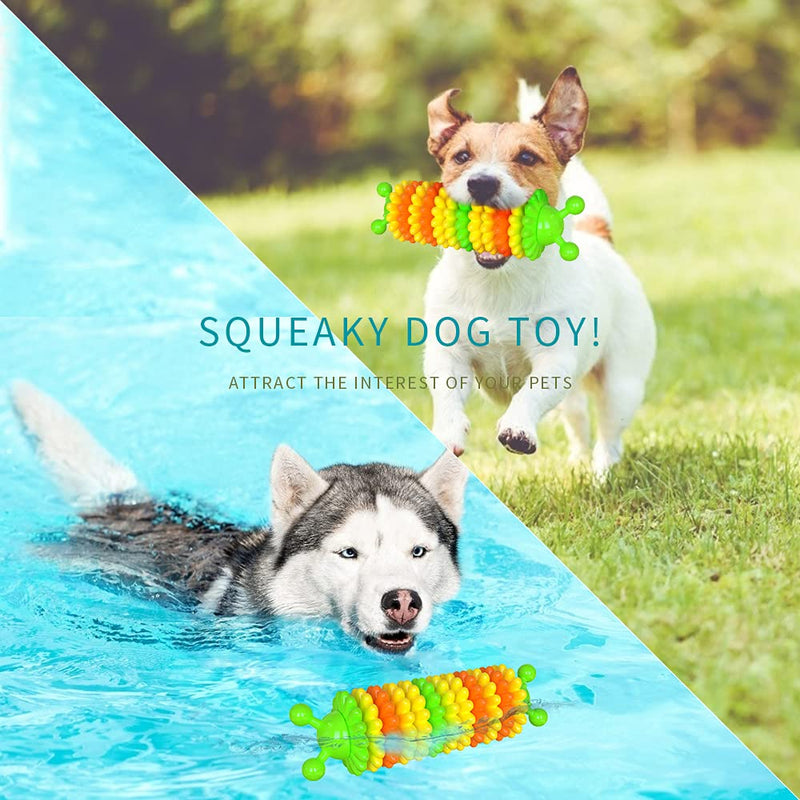 TIANHAO Dog Toys for Aggressive Chewers, Natural Rubber Indestructible Teeth Cleaning Dog Chew Toys for Small Medium Large Dogs, Outdoor Entertainment Interactive Puppy Chew Toys for Training, Green Green Caterpillar - PawsPlanet Australia