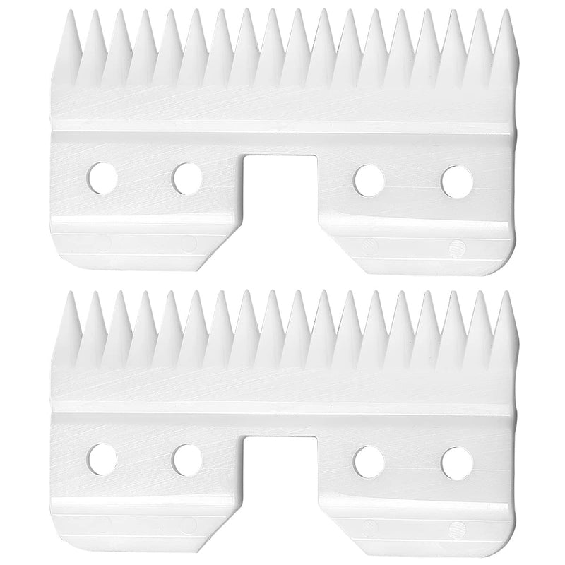 WAHFOX Ceramic Blades for Oster Fast Feed Clipper - A5 Replacement (2 pieces) 2 PCS - PawsPlanet Australia