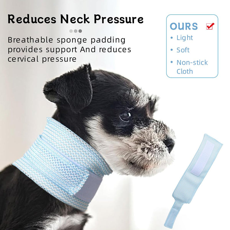 Cat Neck Brace Cover - Breathable & Adjustable Elizabethan Collar for Post-Surgery Recovery Anti-Scratch Anti-Lick Protection, Cervical Cone for Small Medium Large Dogs Puppies Kittens (Small,Pink) S 02 Pink - PawsPlanet Australia