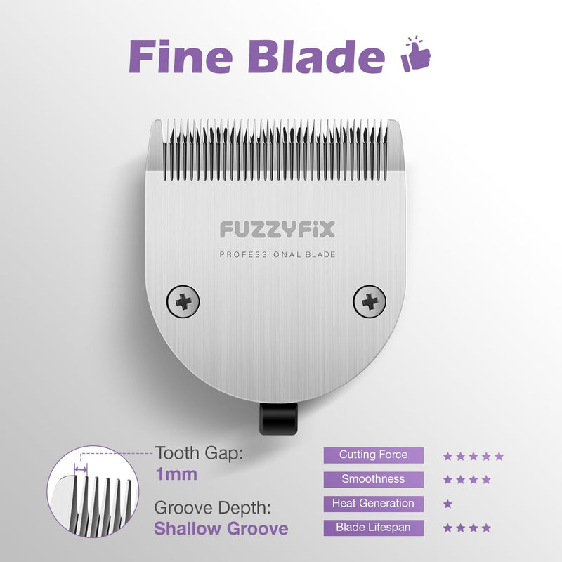Dog Clippers Replacement 1mm Fine Blade Compatible with PC611VB,Detachable Pet Dog Grooming Clipper Stainless Steel Blade - PawsPlanet Australia