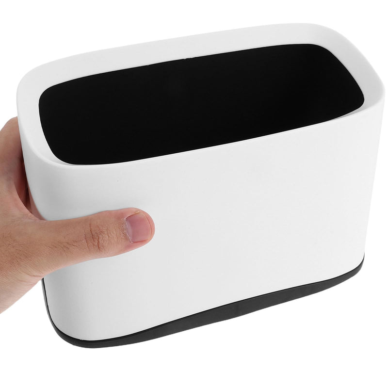 2 pcs Minimalist White Plastic Cat Litter Scoop Holder with Space-Saving Design and Improved Stability Easy Cleaning in the Bathroom