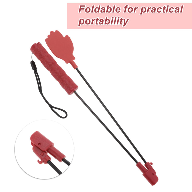 Dog Training Whip, Silicone Durable Dog Training Whip, with Anti-Slip Handle, for Outdoor and Indoor Training Dog Tools, Red - PawsPlanet Australia