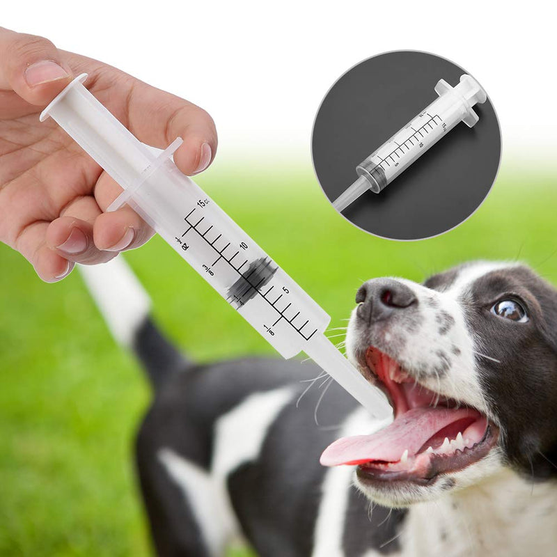 Pill dispenser for pets, cats, dogs, medication dispenser, tablet/capsule feeding tool, syringe for dogs, medication pill popper for cats, transparent