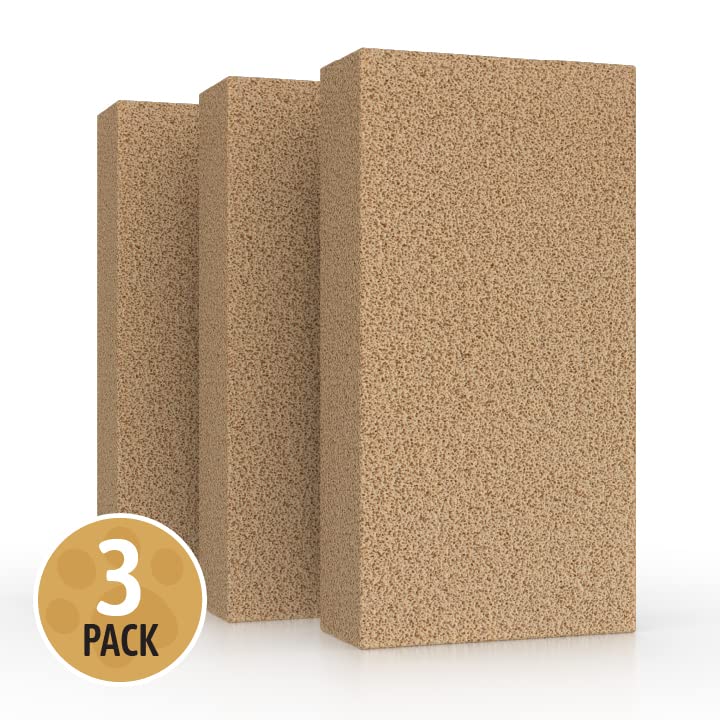 Pet Sponge Hair Lifter 3 Pack Remove Dog, Cat and Other Pet Hair from Furniture, Carpet, Bedding and Clothing - 3 Sponges All Natural Latex Rubber, Made in The USA - PawsPlanet Australia