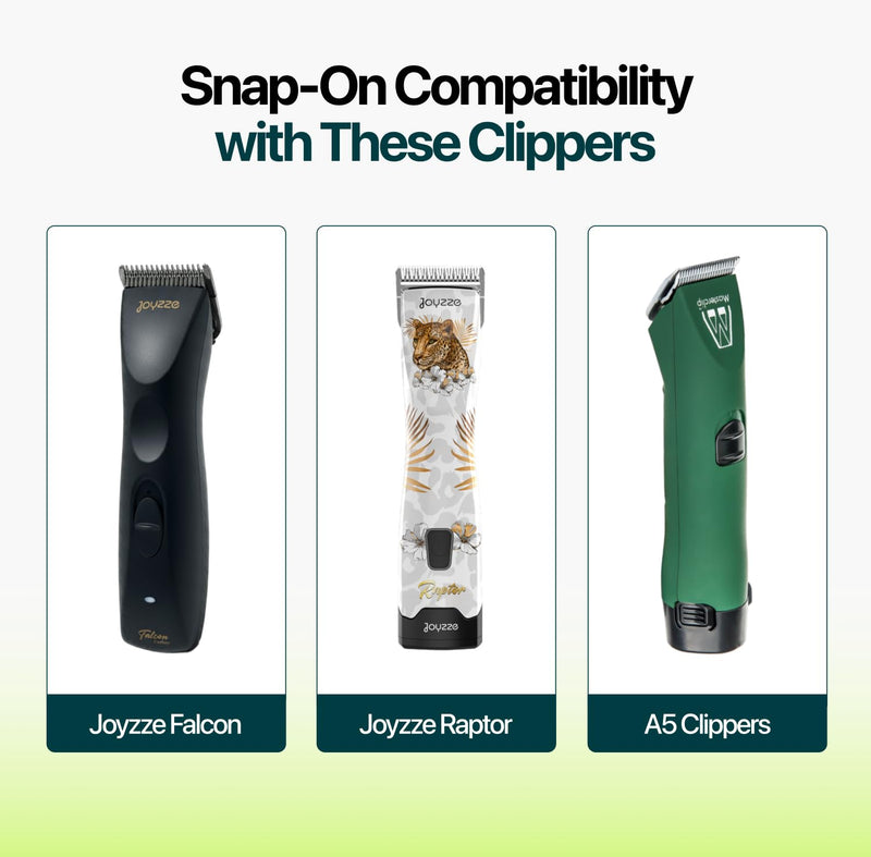 Raptor/Falcon Series A Blade - Professional Grade Dog Clipper Grooming Blade, Detachable, Replacement Blades - Stainless Steel, Coated Ceramic,(A Series 7F) 7F:1/8" (3.2mm)
