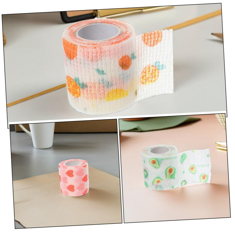 Milisten 12 rolls of animal bandages for dog wounds, self-adhesive dressing material, elastic wrap for dog paws, breathable cover, versatile bandage bag.
