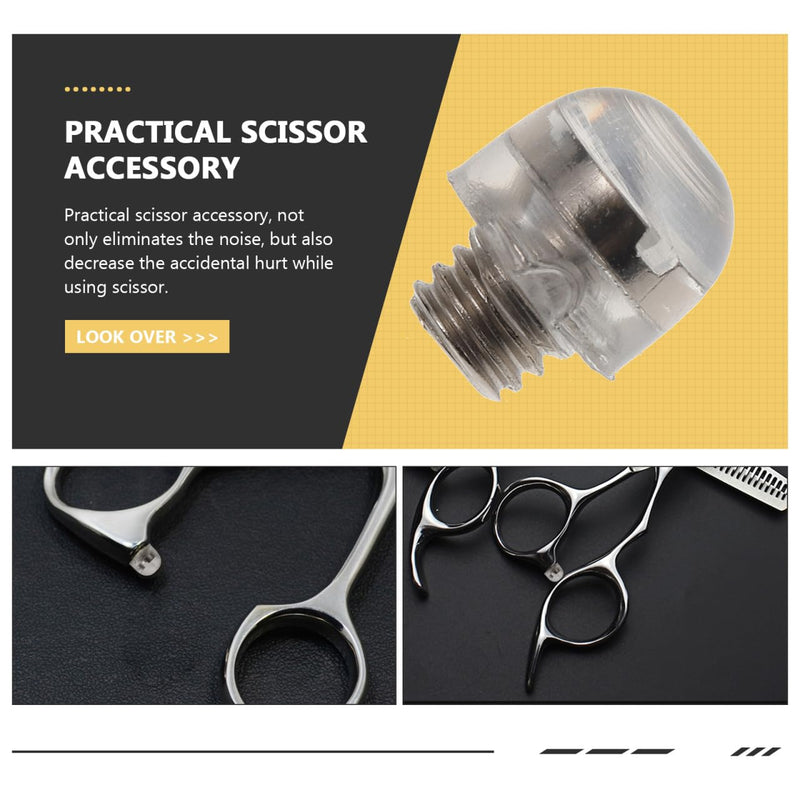 PRETYZOOM Hair Scissor Silencers Replacement Muffler Noise Reducer for Haircutting and Pet Grooming Scissors Lightweight Compact Design Easy Installation - PawsPlanet Australia