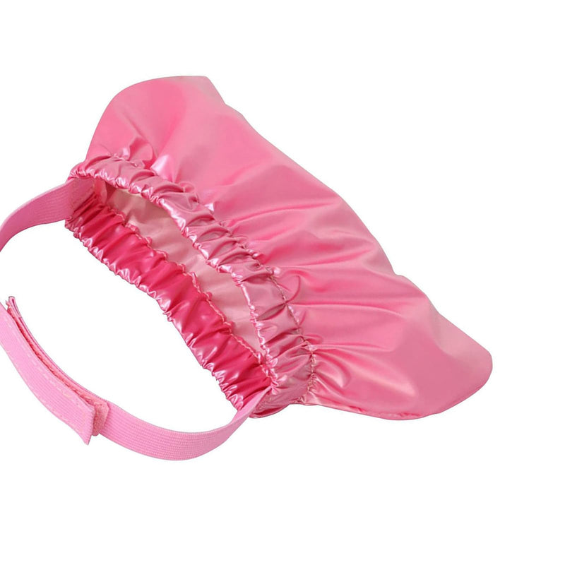 Protective Pet Shower Cap Universals Regulable Grooming Small Cats Bath Gears Fashion Silver Rose red M