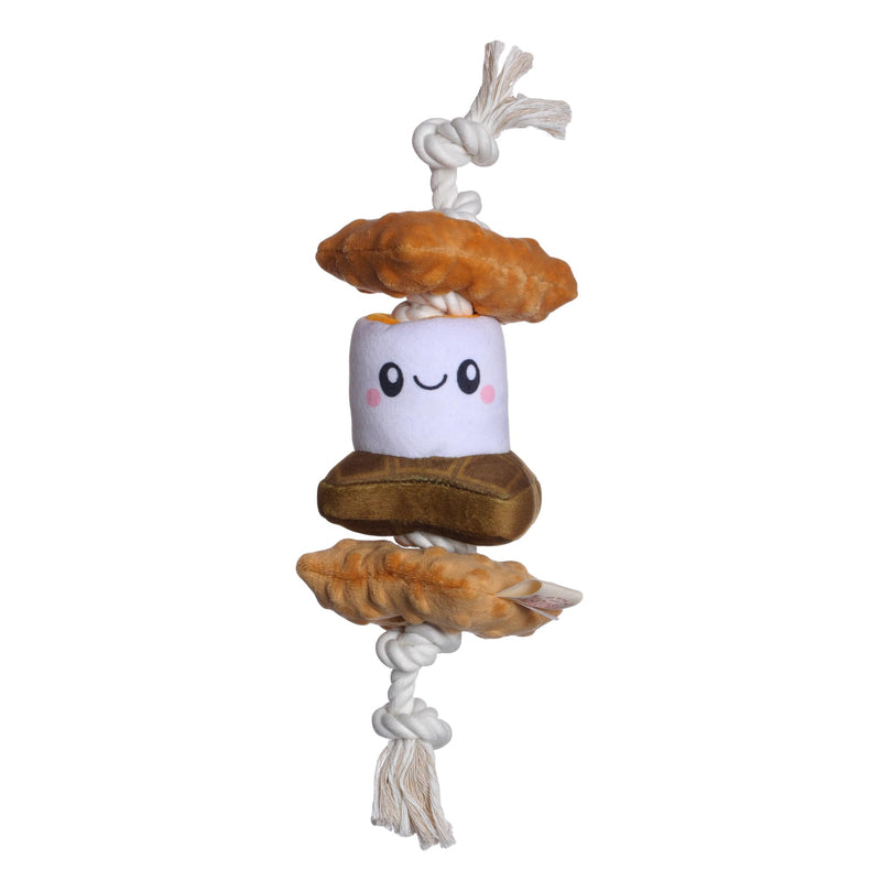 Territory S'Mores Squeaker Rope Tug Dog Toy