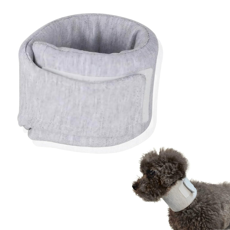 Cat Neck Brace Elizabethan Collar,Breathable & Adjustable Cone Collar After Surgery Recovery,Anti-Scratch Anti-Lick Protection for Neck Circumference 11-12 Inch Small Dog Puppies Kittens (Grey,S,1PC) grey S