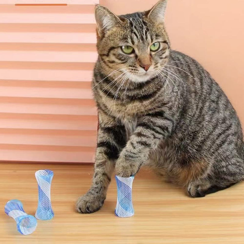 ISMARTEN Cat Spring Toys, 30 Packs Cat Tube Spring Toy Interactive Cat Toy for Indoor Cats, Plastic Spring Coils Attract Cats to Swat, Bite, Hunt(Random Color) (30 Packs) - PawsPlanet Australia