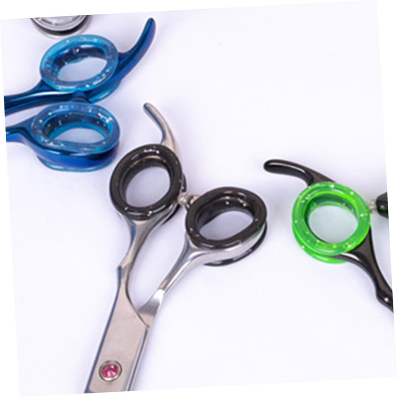 10pcs Silicone Rings Scissor Inserts Scissor Finger Silicone Grooming Shear Finger Grips Scissor Inserts Refer to Pet - PawsPlanet Australia