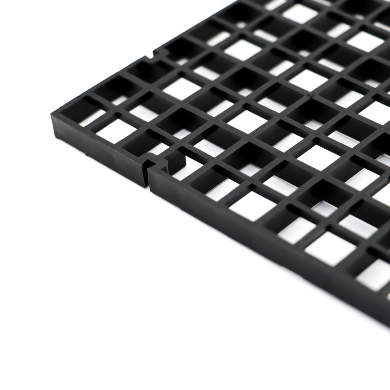 ALEGI Aquarium Fish Tank Divider Plastic Egg Crate Aquarium Filter Bottom Tray Plastic Grid (S 6pcs Black) S 6pcs Black - PawsPlanet Australia