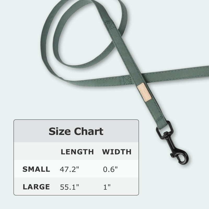 FuzzYard Life Dog Lead | Size L | Stylish Premium Cotton Design in Myrtle Green Perfect for Everyday Walking and Training Large - PawsPlanet Australia