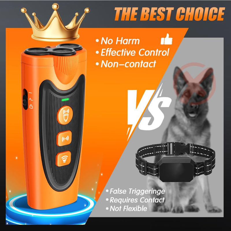 AWOOF New 2025 3X Ultrasonic Anti Barking, Dog Bark Deterrent Device, 6 Training Modes 24 FT Range Barks， Humane Alternative to Training Collars - PawsPlanet Australia