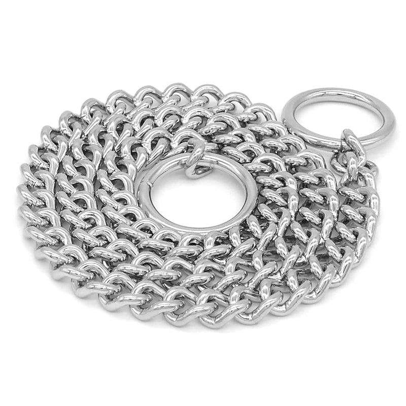 Herm Sprenger - Chrome Plated Steel Dog Training Collar - Narrow Round Links Slip Dog Chain - for Small Medium Large Dogs - Professional Training Collar - Made in Germany (16 inches (40 cm)) 16 inches (40 cm) - PawsPlanet Australia