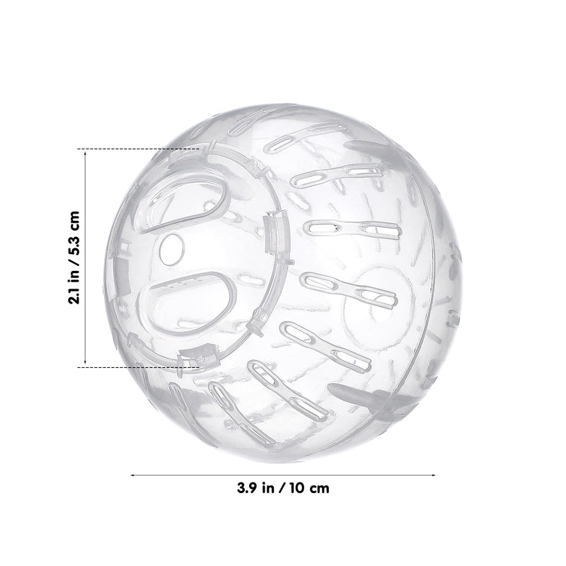 Totority Hamster Exercise Ball 2pcs Small Pet Running Wheels for Hamsters & Hedgehogs, Ventilated Safe Activity Sphere with Easy-Clean Design - PawsPlanet Australia