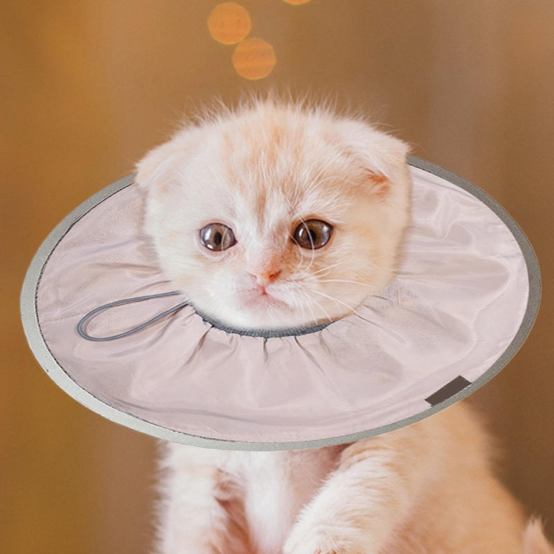 Dog cone, recovery collar for cats, cat collar to prevent | Comfortable Elizabethan pet collar, soft, lightweight cat cone collar for cats, Kitten Light Pink S