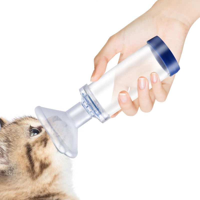 Dog Inhaler Spacer Aerosol Chamber for Dogs Inhaler Spacer for Dogs / Cat Chamber for Pets Inhaler Spacer for Cats Aerosol Chamber Canine Spacer for Cats and Dogs