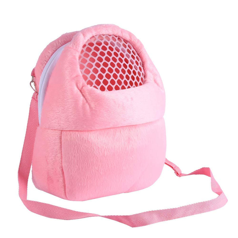 Hypeety Pet Carrier Bag Pet Sling Carrier Backpack Portable Travel Backpack Breathable Outgoing Bag bonding Pouch for Small Pets Hedgehog Hamsters Sugar Glider Chinchilla Guinea Pig (Pink) Pink