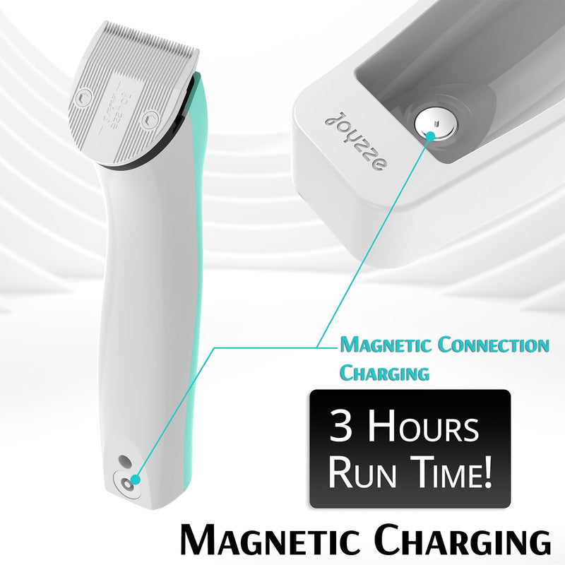 Hornet Mini Trimmer - Compact and Portable Pet Trimming Clippers for Grooming - Low Noise, Rechargeable Cordless Dog Hair Grooming Clippers - Teal Hornet Mini Teal - PawsPlanet Australia