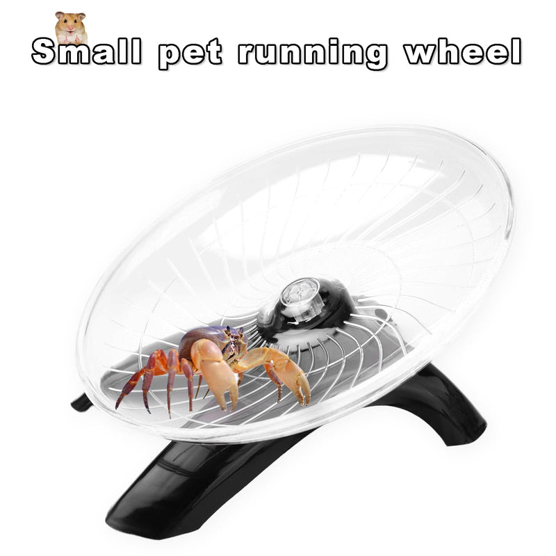 Hermit Crab Climbing & Running Wheel Toy Small Animal Exercise Wheel for Hermit Crabs Hamsters Gerbils Cage & Tank Accessories - PawsPlanet Australia
