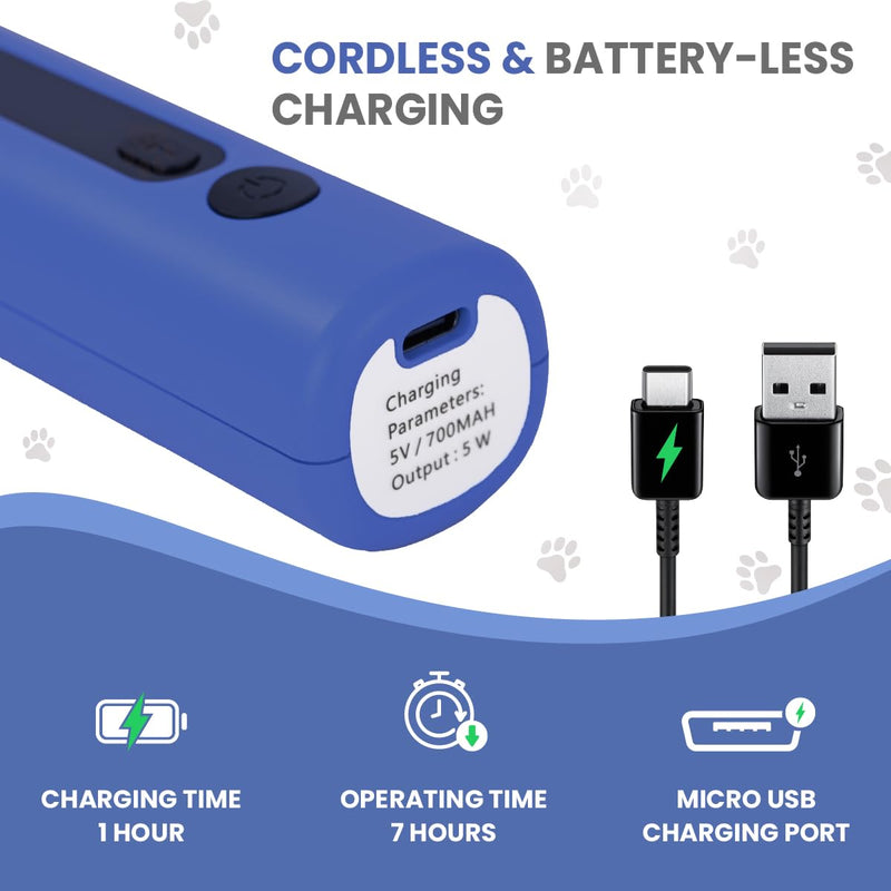 We Love Doodles Dog Nail Grinder - Essential Grooming Kit for Dogs at Home, Electric Dog Nail Trimmers, Quiet Pet Nail Grinder for Dogs, Safe Nail Trimmer for Dogs, Suitable for Large & Small Breeds - PawsPlanet Australia