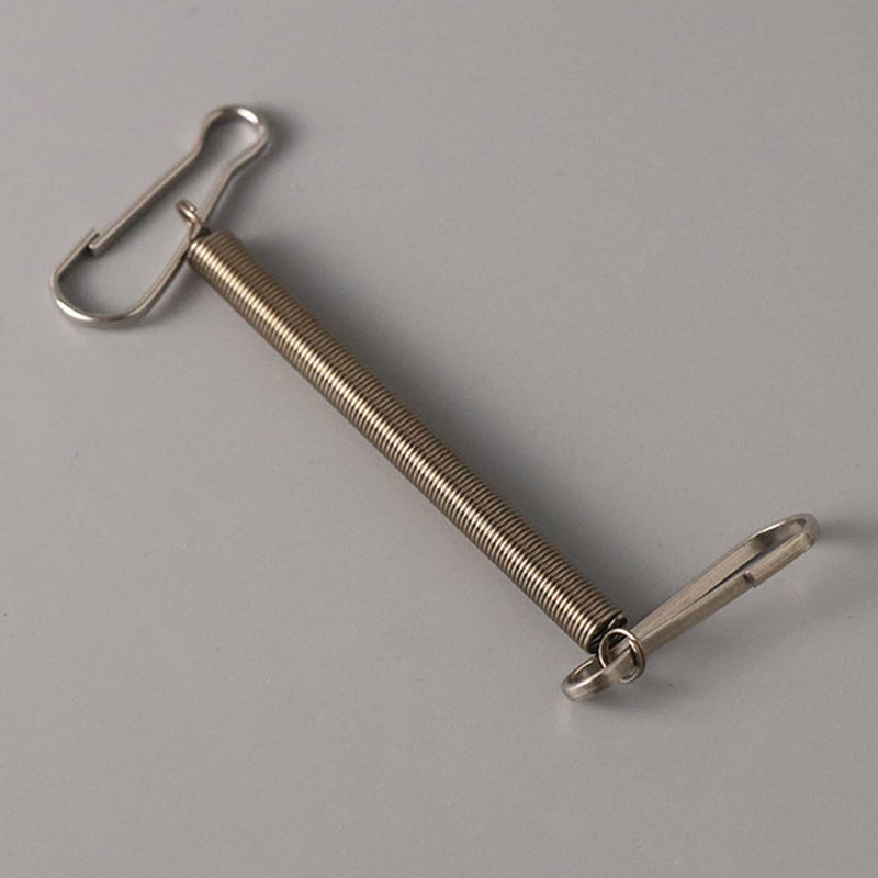 Silver Replacement Springs with 2 Clips Stainless Steel 3.1 Inch Spring Fastening Water Drinking Bottle for Rabbit Hamster Water Bottle Spring Clip,Feeding and Watering Supplies - PawsPlanet Australia