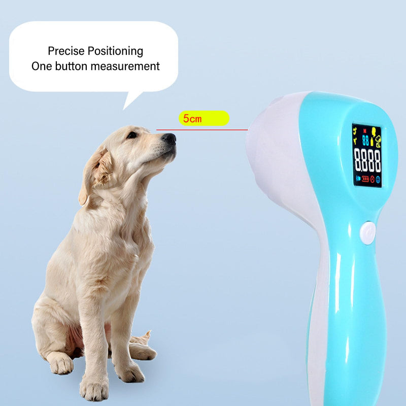 Forehead Thermometer, Digital Pet Thermometer, Infrared, Non-Contact High Accuracy, 3-in-1 Pet Thermometer for Pets, Cats, Dogs, Cattle, Sheep, Pigs