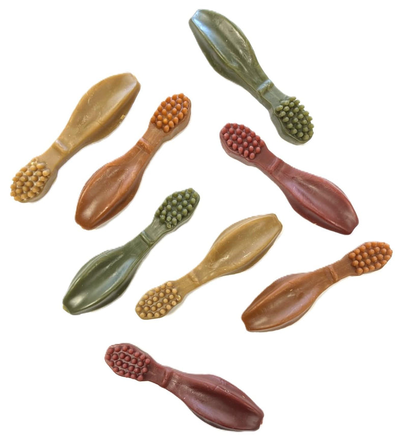 25 x Large Toothbrush Vegetarian Dog Treats Chews 100% Meat-Free 100% Natural Vegetable Toothbrushes LODC