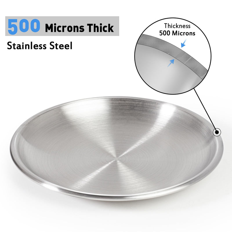 Stainless Steel Cat Dishes for Food and Water Bowls for Kittens and Baby Cats Small Pets Relief of Whisker Fatigue -2 Sets Shallow Style - PawsPlanet Australia