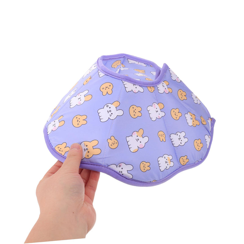 TOYANDONA Anti-Leak Recovery Collar for Small Dogs and Cats, Adjustable Soft Conical Collar 32 x 36 cm, Post-Surgical Protective Collar for Pets, Easy Cleaning