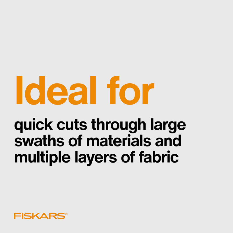 Fiskars 9-Inch Bent Dressmaker Shears, Orange, Stainless Steel Blades for Fabric Cutting, Ergonomic Handle for Comfort and Precision 9" Bent Dressmaker Shears - PawsPlanet Australia