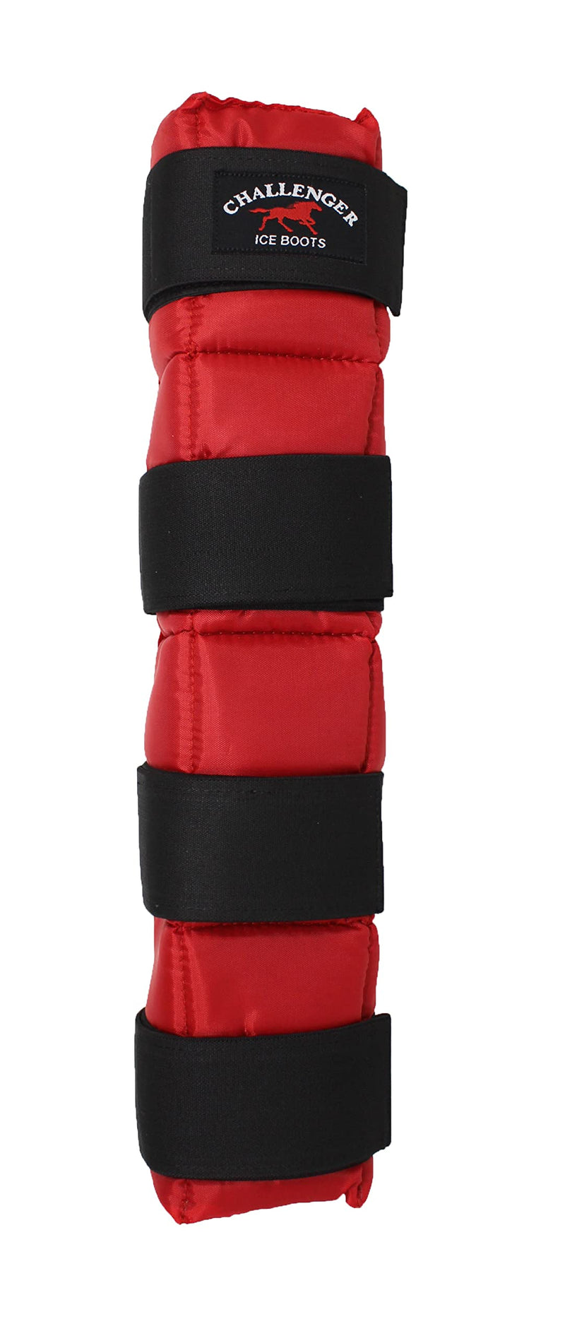 Horse Cooling Gel Leg Wrap – Quick-Cooling Therapy Wrap for Exercise, Injury Relief & Recovery, Red (41GR01RD)