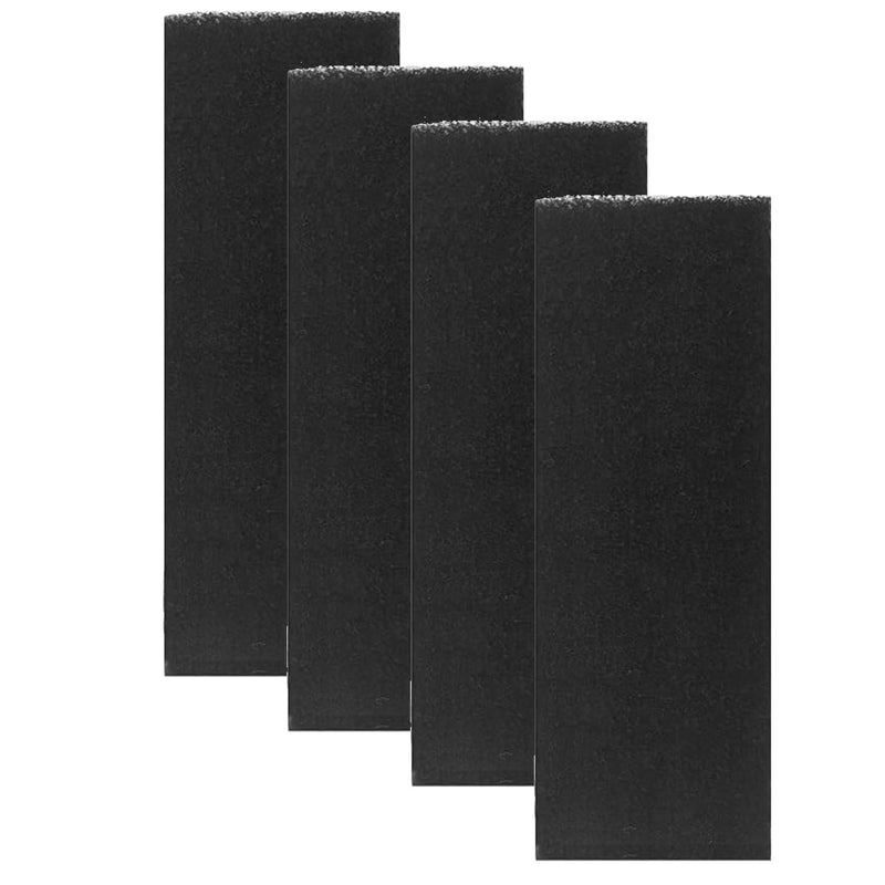 4 Pack Charcoal Filter for LR 3 Model Carbon Odor Filters Cat Litter Box, 10 Inch x 3.5 Inch Replacment Filter