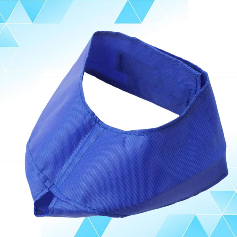 STOBAZA Bite-Proof Pet Blind Cat Eye Mask Made of Breathable Nylon with Small Hole and Velcro Strap for Cats and Dogs During Bathing and Manicure
