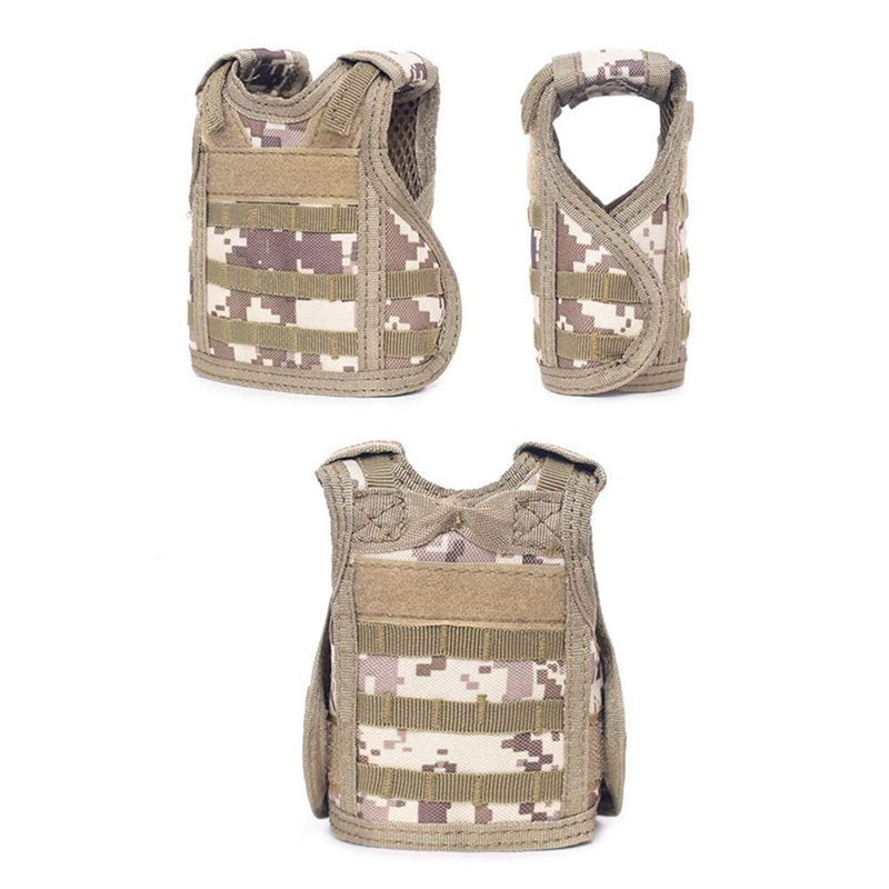 Ferret Clothes Small Animals Harness Military Style Adjustable Shoulder Straps Soft Mesh Comfort Durable Nylon Padded Vest Ferret Guinea Pig Hamster Bunny Kitten Puppy Small Pet Clothes Accessory Desert - PawsPlanet Australia