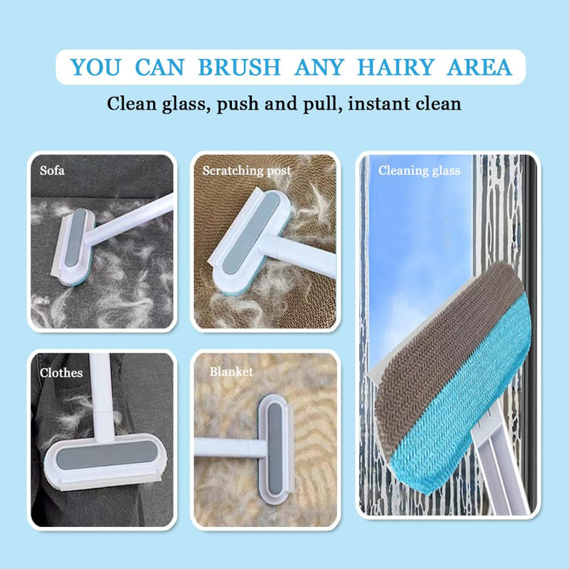 Pet Hair Remover and Reusable Cat and Dog Hair Remover for Furniture, Couch, Carpet, Clothes, Car Seats or Bedding, Reusable Lint Brush, Perfect Dog and Cat Fur Remover Tool - PawsPlanet Australia