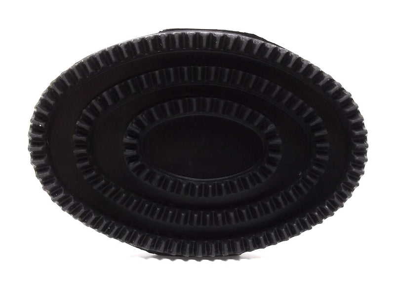 Tough 1 Large Rubber Curry Comb black One Size - PawsPlanet Australia