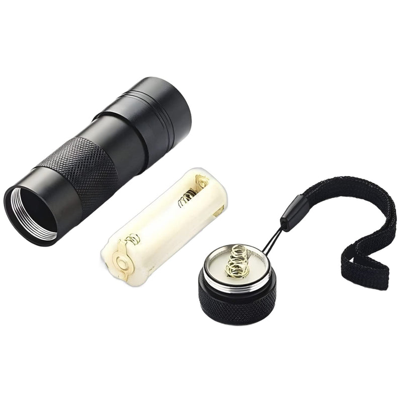 JacobsParts UV Flashlight Black Light, Handheld Inspection Blacklight 12 Led 395nm Mini Light Torch for Dog Pet Urine Stains, Bed Bugs Detector and Scorpions 1 - PawsPlanet Australia