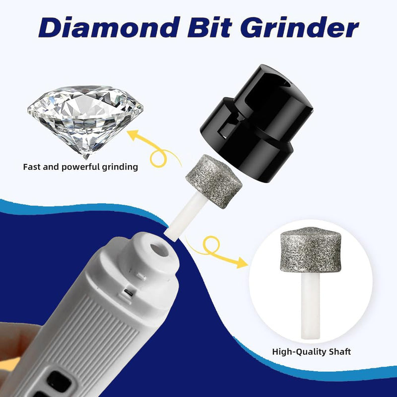 Dog Nail Grinder, Electric Pet Nail Grinder with 2 Speed Digital USB Rechargeable Dog Nail Trimmer Nail Claw Clippers with LED Lighting Quiet Paws Grooming for Large Medium Small Dogs Pet - PawsPlanet Australia