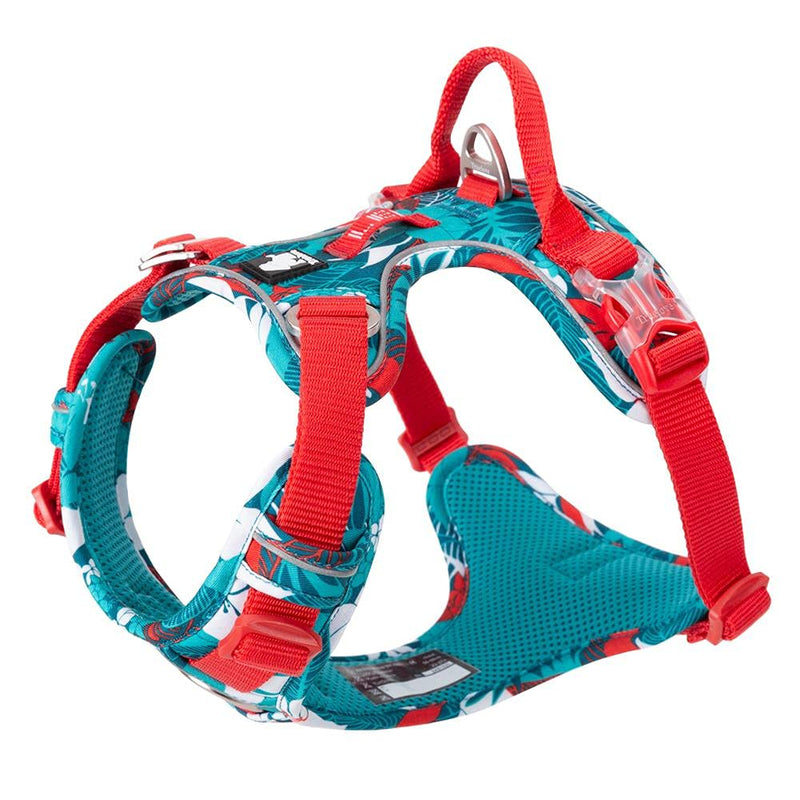 TRUE LOVE Dog Harness No Pull Nylon Reflective Soft Camouflage Pet Harness for Small Big Dogs Running Training TLH5653 Camouflage Blue L - PawsPlanet Australia