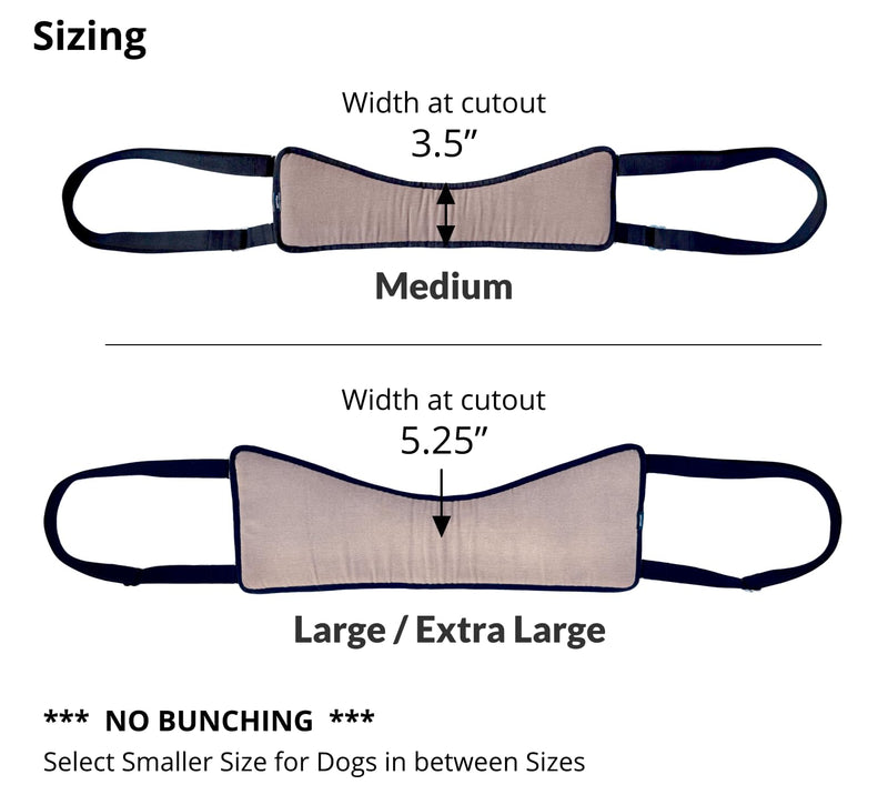 Easy Lift Dog Support Sling, Weak Hind Leg Harness for Injured, Arthritic & Senior Dogs, or Orthopedic Surgery Recovery & Rehabilitation, Machine Wash & Dry, Padded for Comfort, Help Up Stairs Medium - PawsPlanet Australia
