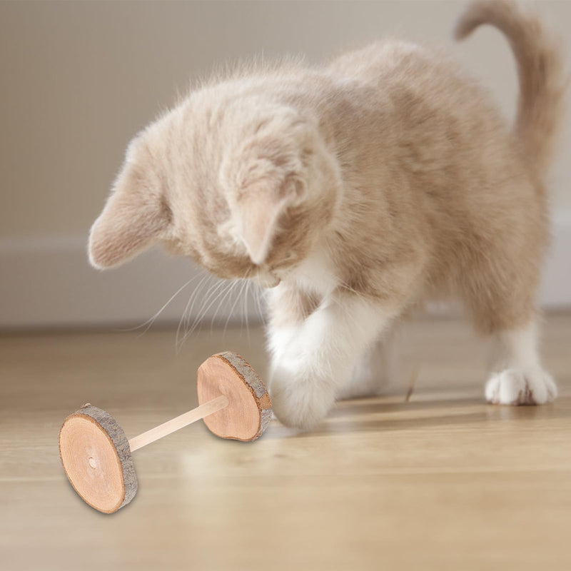 Tofficu 2-Piece Cat Chew Stick, Teeth Cleaning Cat Toy for Cats and Kittens, Helps Reduce Stress on the Go