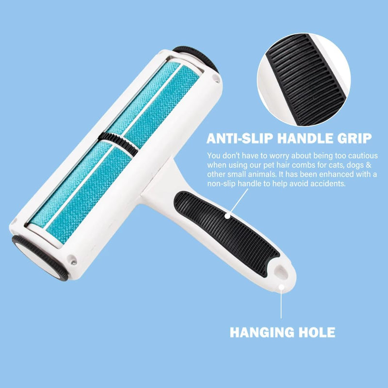 SheddEase Groom & Care Reusable Dog & Cat Hair Remover for Furniture, Couch, Carpet | Deshedding Comb for Shedding, All-in-One Pet Hair Remover & Grooming Comb Kit - PawsPlanet Australia