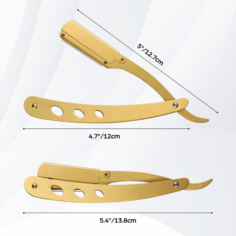 Professional Black Gold Hair Scissors 6.89" Teeth Japanese Stainless Steel Multifunctional Salon Thinning Scissors Straight Shears Tools for Men Women Home Salon Barber - PawsPlanet Australia