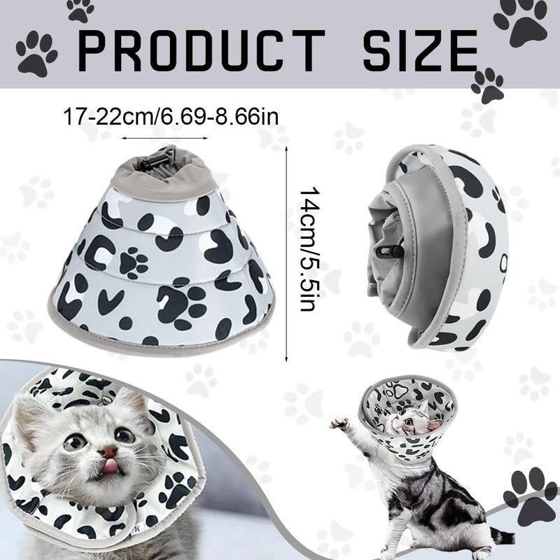 1 x Cat Collar Cat Soft Cat Recovery Collar Foldable Protective Collar Kitten Prevents Licking After Surgery and Injuries for Cats