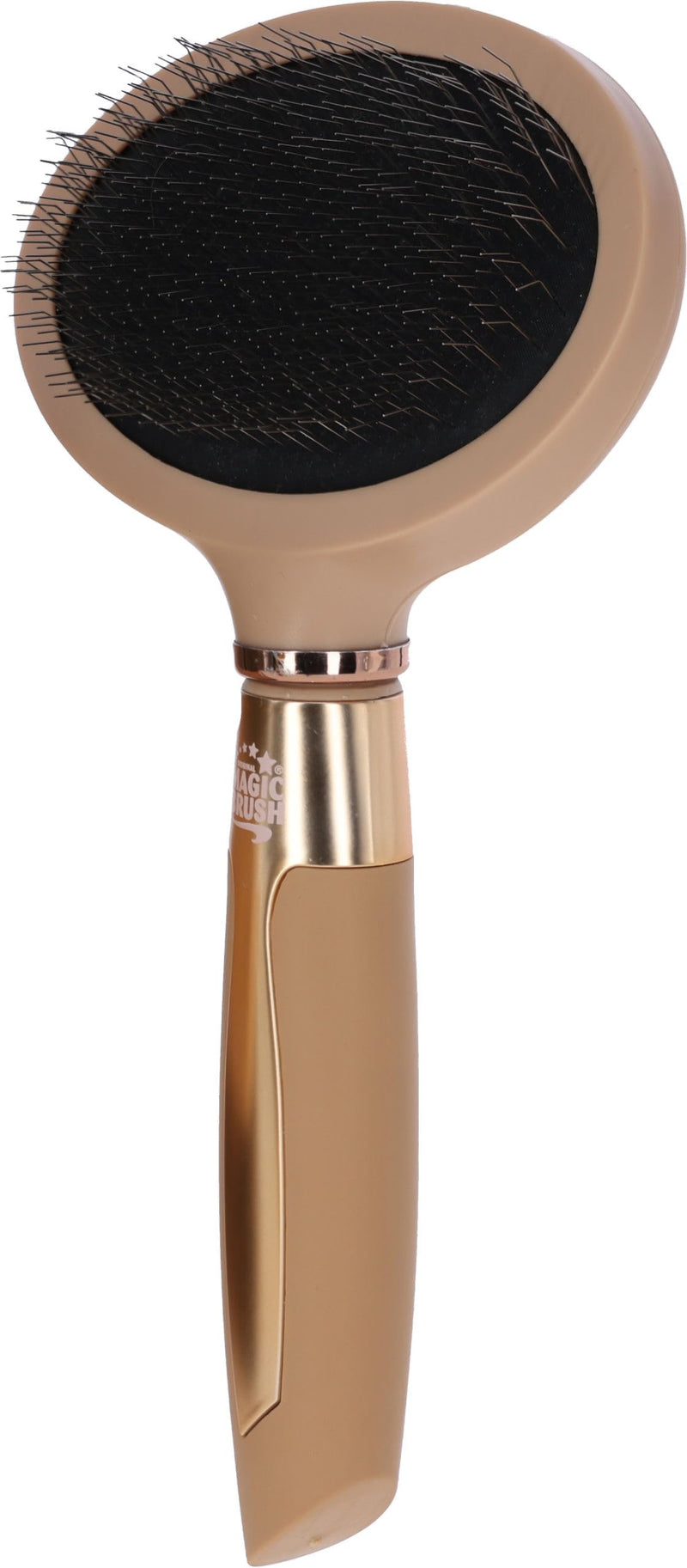 MagicBrush Soft Slicker Brush Dog 11 x 21 cm Golden - PawsPlanet Australia