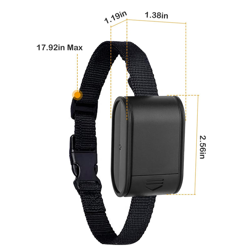 Electric Training Collar for Dogs,Waterproof Rechargeable Electronic Shock Collar with Tone/Static Shock Correction Modes,Remote Dog Training Receiver Collars Boundary Containment Fence System - PawsPlanet Australia
