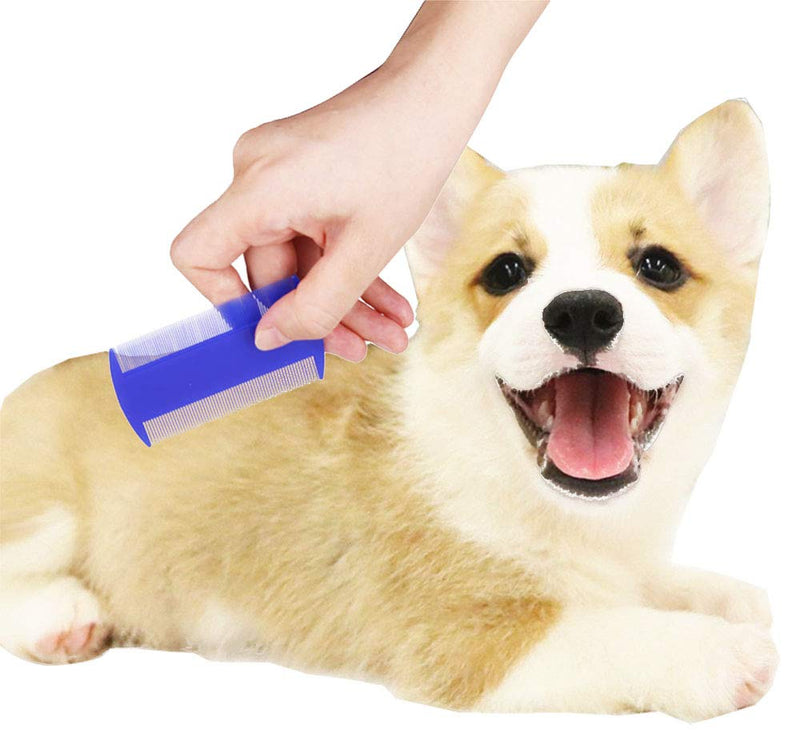 5 PCS Flea Lice Combs Grooming Fine Tooth Hair Combs for Dogs Cats - PawsPlanet Australia